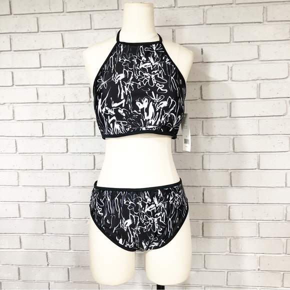 French Connection Women’s Black and White Bikini Print - Picture 2 of 8
